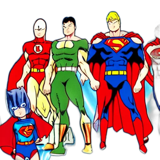 comic book art, concept art, cartoon, justice transparent PNG cut-out