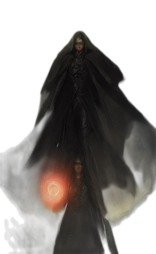 dress, staff, mask, jacket transparent PNG cut-out