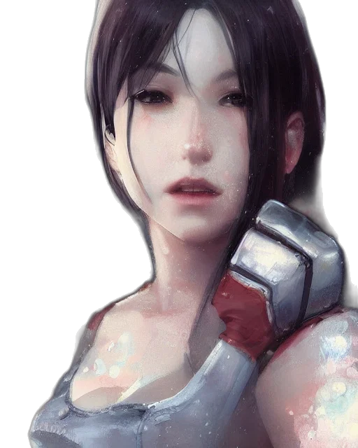 robot, face, mask, sword, oil painting, fantasy art, watercolor, photorealistic transparent PNG cut-out