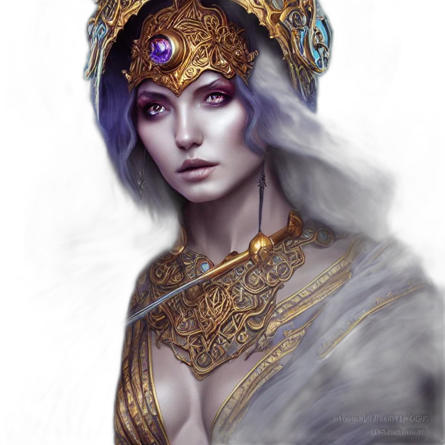 crown, jewelry, face, mask, fantasy art, concept art, photorealistic, oil painting transparent PNG cut-out