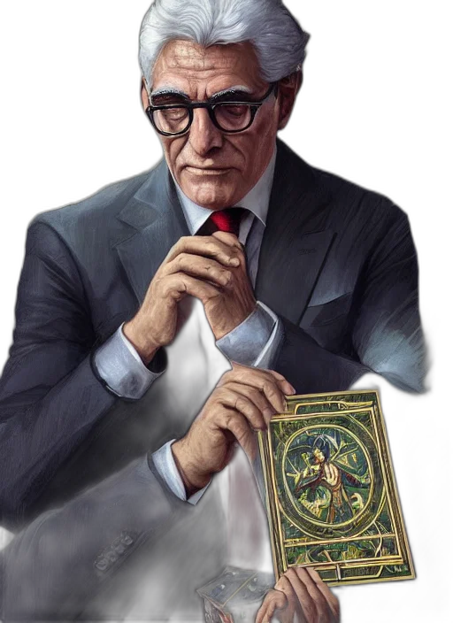staff, face, concept art, comic book art transparent PNG cut-out