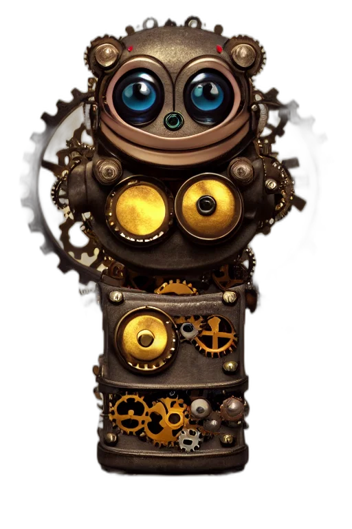 robot, staff, jewelry, weapon, concept art, 3d render, fantasy art, cyberpunk transparent PNG cut-out