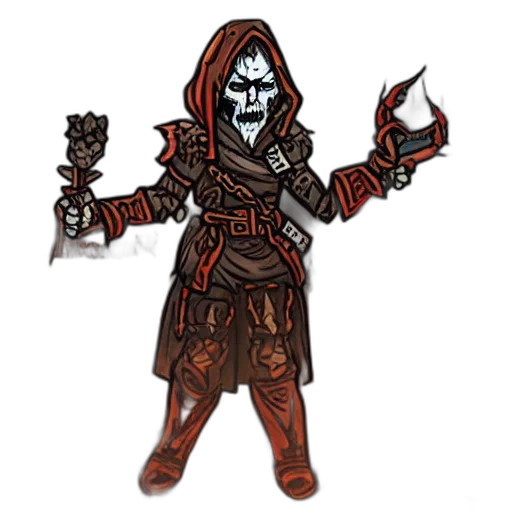 staff, concept art, pixel art, fantasy art, comic book art, necromancer, style, darkest transparent PNG cut-out