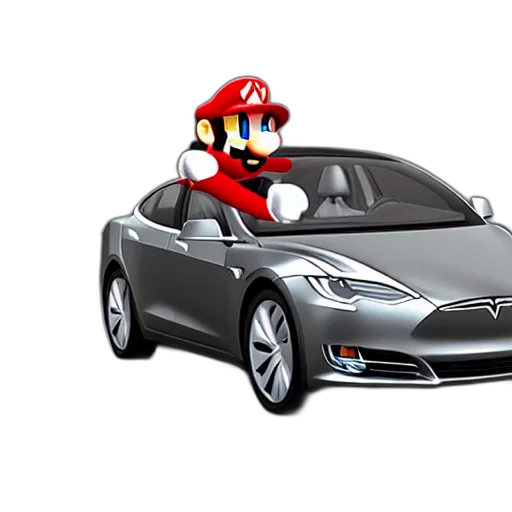 car, robot, 3d render, concept art transparent PNG cut-out