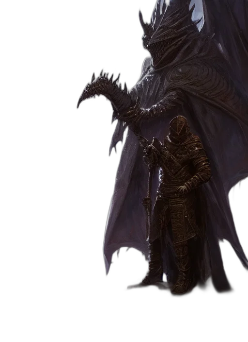 dragon, creature, staff, mask, concept art, fantasy art, pixel art, comic book art transparent PNG cut-out