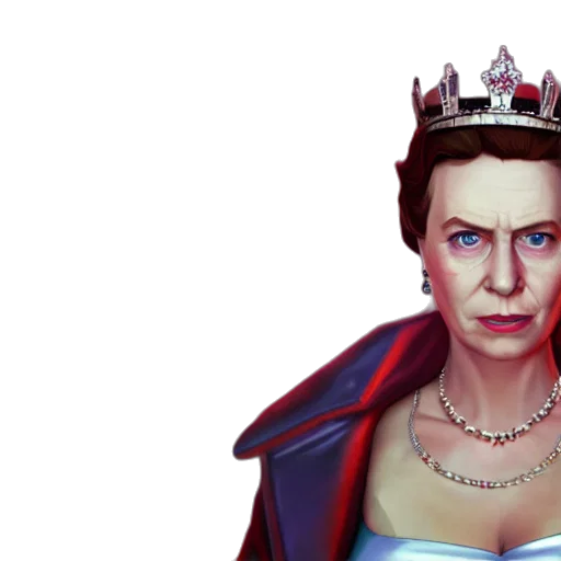 crown, concept art, photorealistic, 3d render, queen, elizabeth, grand, theft transparent PNG cut-out