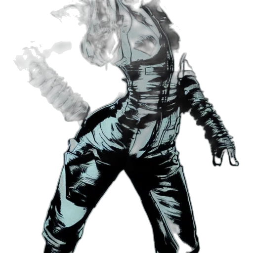 jacket, mask, robot, comic book art, concept art, cyberpunk, 3d render, outer space transparent PNG cut-out