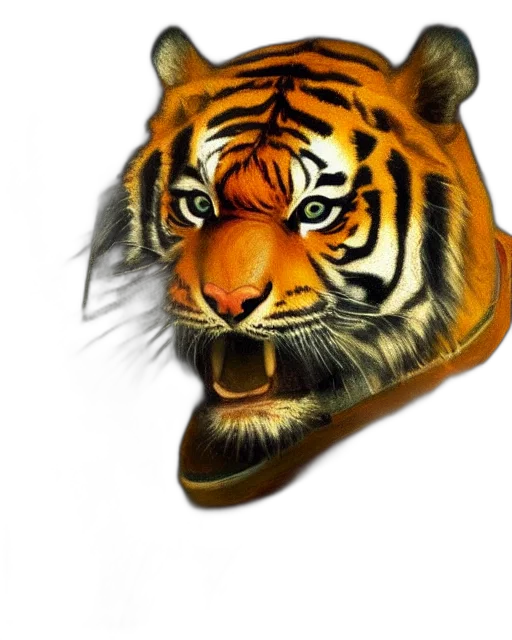 animal, mask, face, creature, photorealistic, 3d render, fantasy art, oil painting transparent PNG cut-out