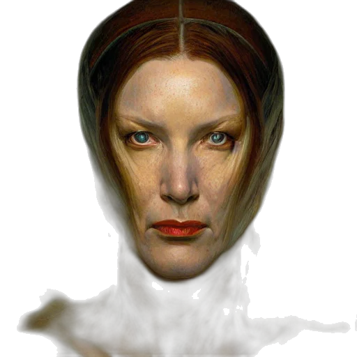 face, mask, crown, staff, photorealistic, fantasy art, concept art, oil painting transparent PNG cut-out