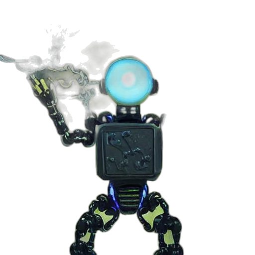 robot, weapon, staff, concept art transparent PNG cut-out