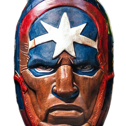 mask, face, comic book art, concept art transparent PNG cut-out