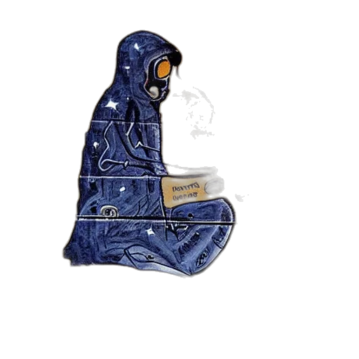 dress, jacket, mask, jewelry, concept art, 3d render, outer space, answer transparent PNG cut-out