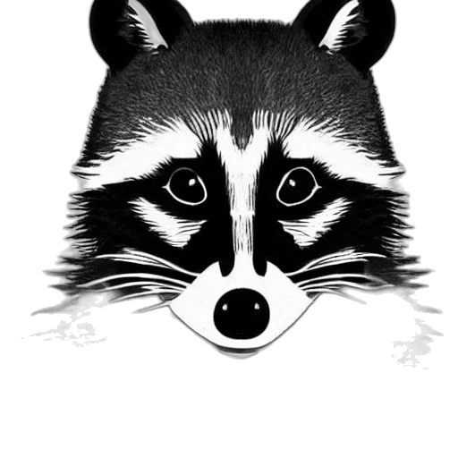 animal, face, creature, mask, photorealistic, concept art, pixel art, cartoon transparent PNG cut-out