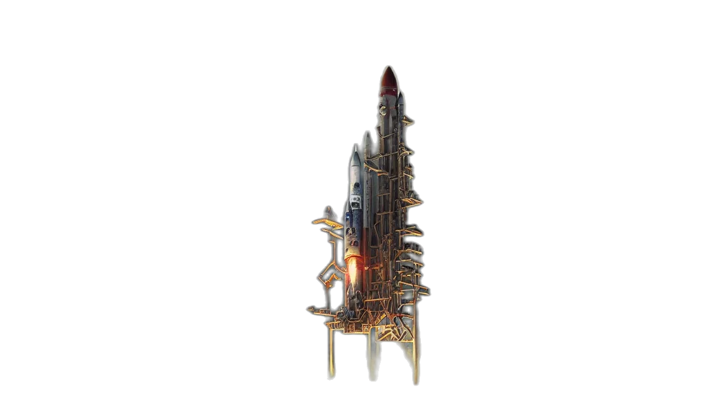 weapon, sword, staff, building, concept art, fantasy art, 3d render, pixel art transparent PNG cut-out
