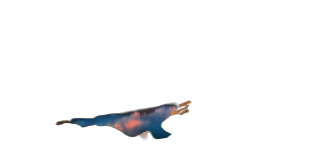 creature, dragon, animal, weapon, concept art, vaporwave, 3d render, pixel art transparent PNG cut-out