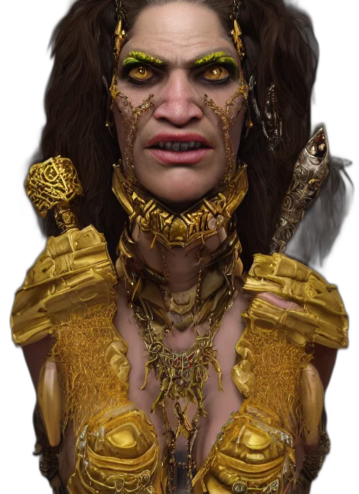 face, mask, jewelry, creature, concept art, fantasy art, 3d render, photorealistic transparent PNG cut-out
