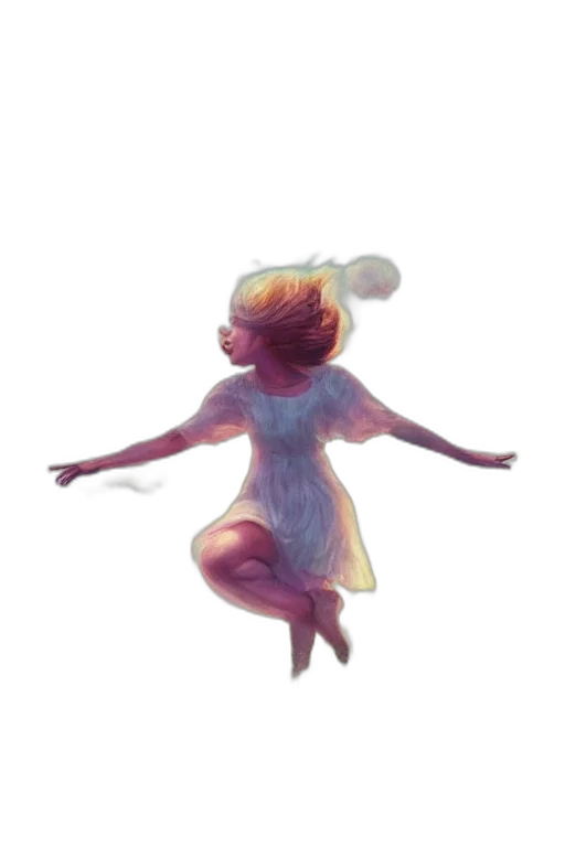 creature, dress, mask, hair transparent PNG cut-out