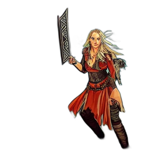 staff, sword, weapon, fantasy art transparent PNG cut-out