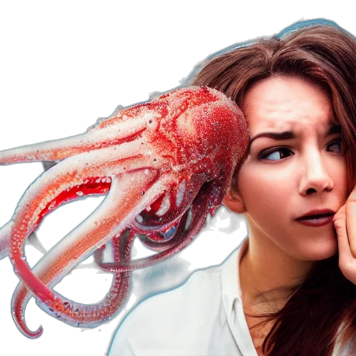creature, photorealistic, concept art, underwater transparent PNG cut-out