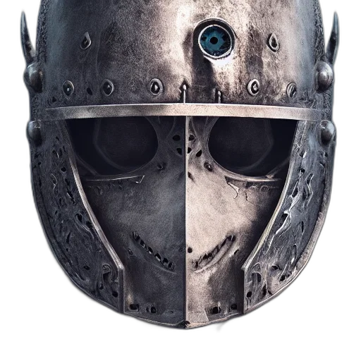 mask, face, crown, weapon, 3d render, concept art, photorealistic, fantasy art transparent PNG cut-out
