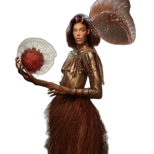 hat, hair, jewelry, crown, concept art, fantasy art, 3d render, photorealistic transparent PNG cut-out