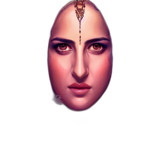face, crown, jewelry, mask transparent PNG cut-out