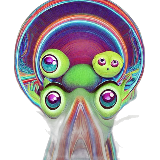 mask, creature, face, staff transparent PNG cut-out