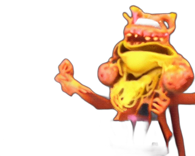creature, dragon, animal, concept art, 3d render, fantasy art, pixel art, golden transparent PNG cut-out
