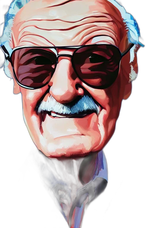 face, jacket, concept art, comic book art transparent PNG cut-out