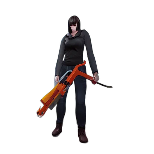 weapon, staff, concept art, 3d render, pixel art, fantasy art, character, among transparent PNG cut-out