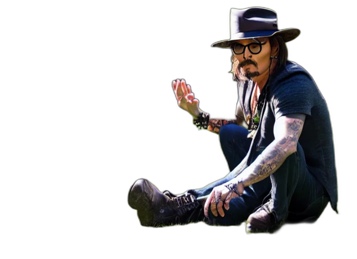 hat, jacket, staff, animal, cartoon, concept art, photorealistic, comic book art transparent PNG cut-out