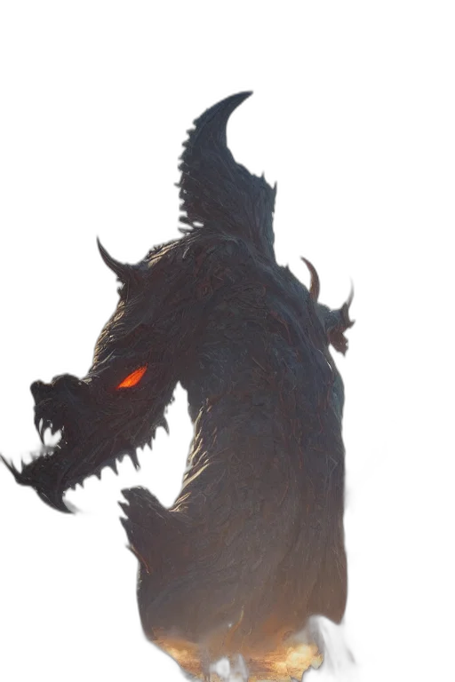 dragon, creature, animal, staff, concept art, fantasy art, 3d render, ragnarok transparent PNG cut-out