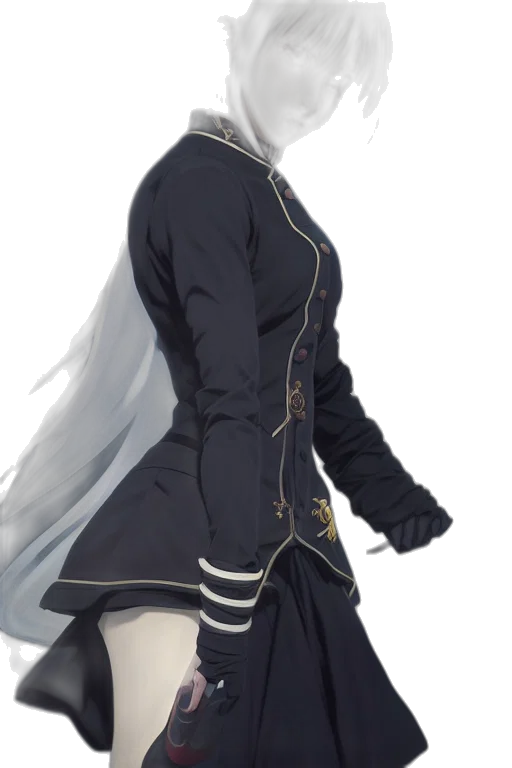 dress, staff, jacket, sword transparent PNG cut-out