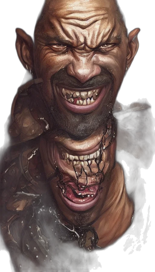 face, creature, mask, concept art transparent PNG cut-out