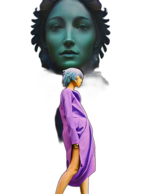 face, mask, dress, crown transparent PNG cut-out