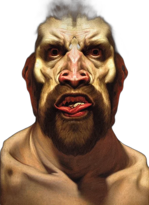 face, mask, creature, animal transparent PNG cut-out