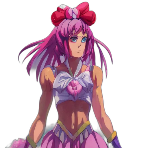 dress, flower, crown, anime, concept art, pixel art, fantasy art, pastel transparent PNG cut-out