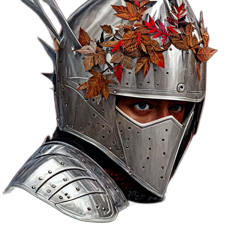 mask, crown, sword, face, fantasy art, photorealistic, concept art, 3d render transparent PNG cut-out