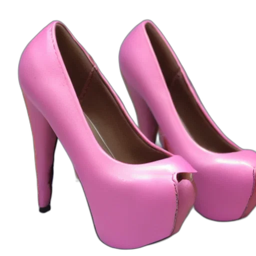 shoes, 3d render, photorealistic, pastel transparent PNG cut-out