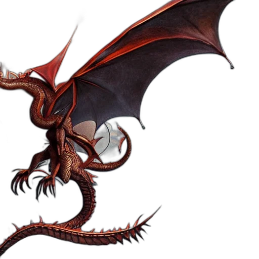 dragon, creature, staff, animal, concept art, fantasy art, 3d render, pixel art transparent PNG cut-out