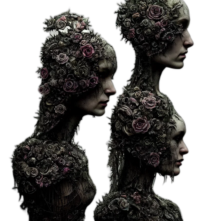 mask, crown, face, hair transparent PNG cut-out