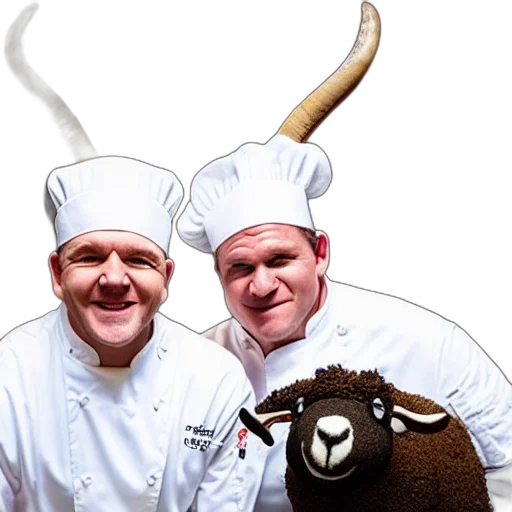 staff, food, chef, gordon, ramsay, ram, sheep, horns transparent PNG cut-out