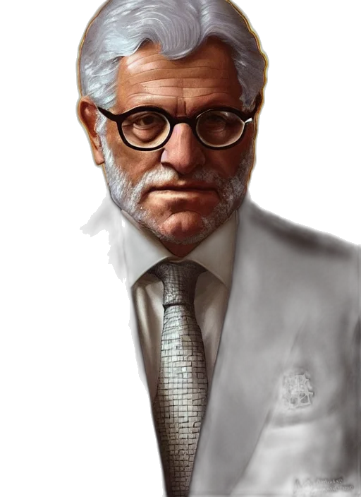 face, staff, jacket, photorealistic transparent PNG cut-out