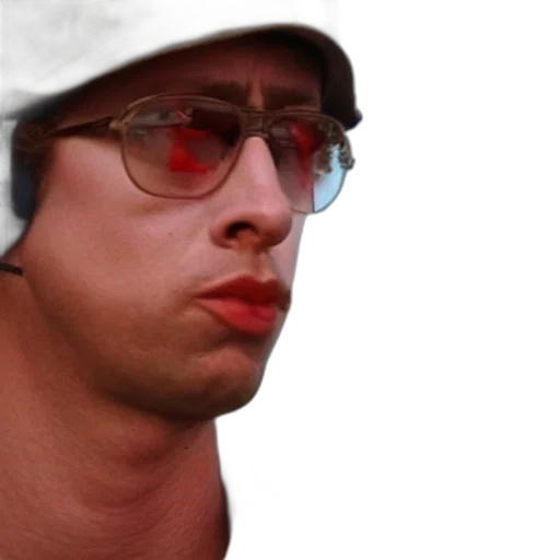 face, hat, staff, creature transparent PNG cut-out