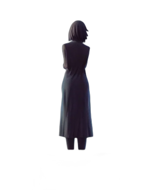 dress, staff, jacket, concept art transparent PNG cut-out