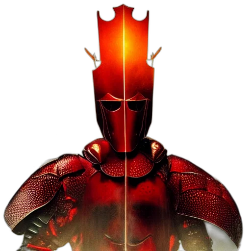 crown, sword, mask, robot transparent PNG cut-out