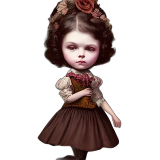 dress, face, staff, mask transparent PNG cut-out