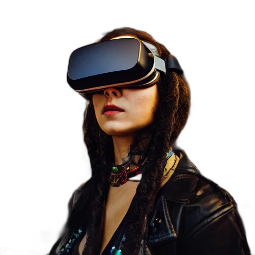 robot, cyberpunk, 3d render, concept art, photorealistic, high, quality, portrait transparent PNG cut-out