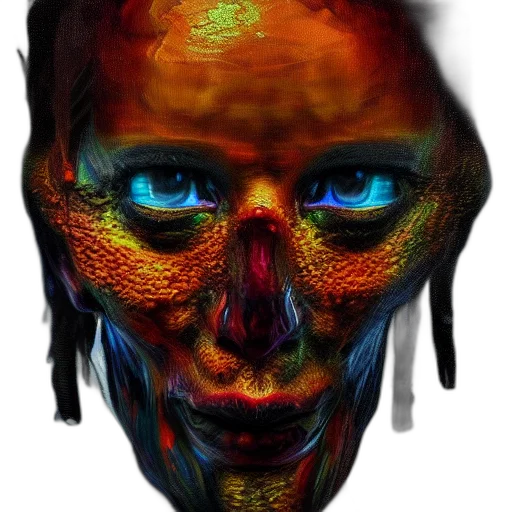 mask, face, creature, robot transparent PNG cut-out