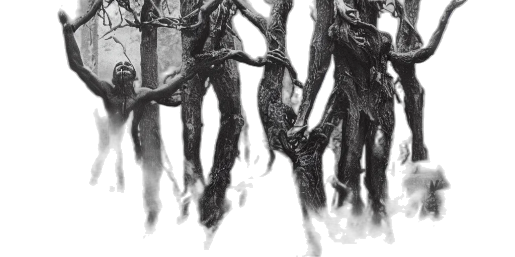 tree, creature, concept art, comic book art transparent PNG cut-out